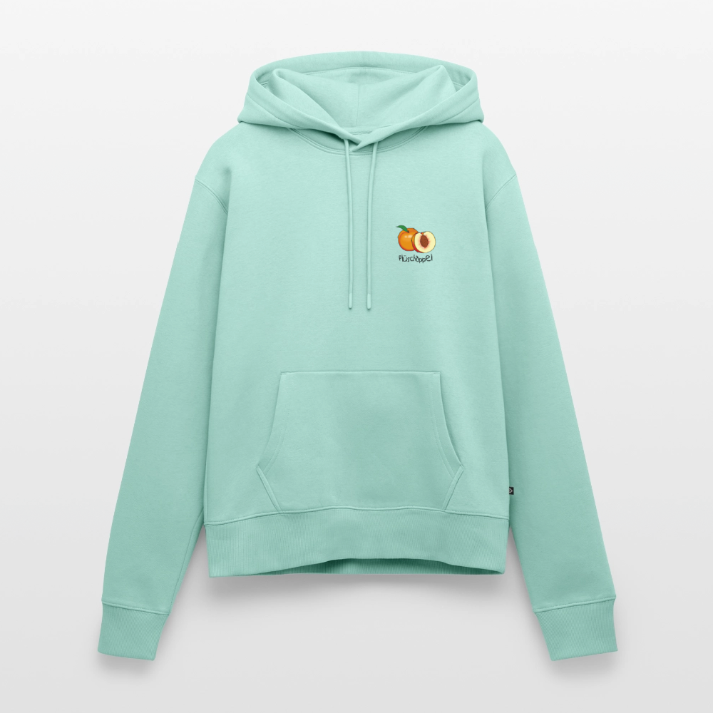 Damen Premium Hoodie - Plüschappel - Mint 
