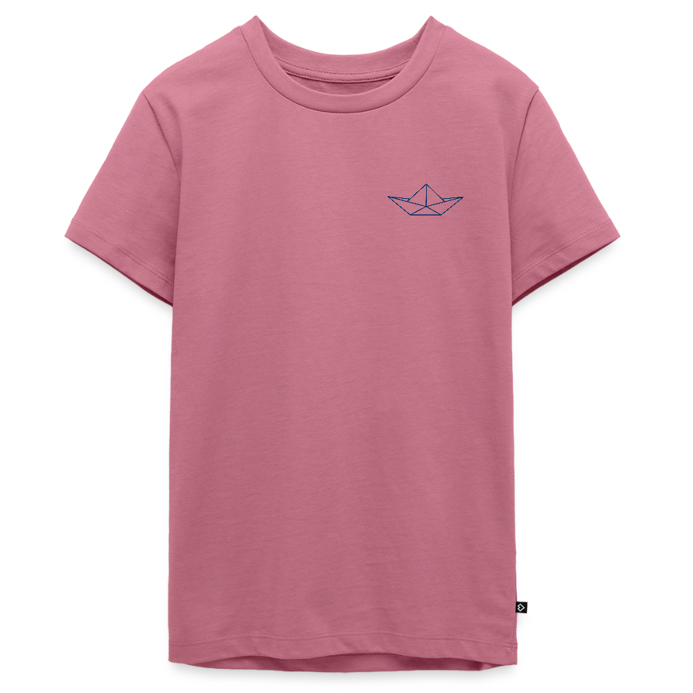 Teenager Premium T-Shirt - Origami Boot - Mauve