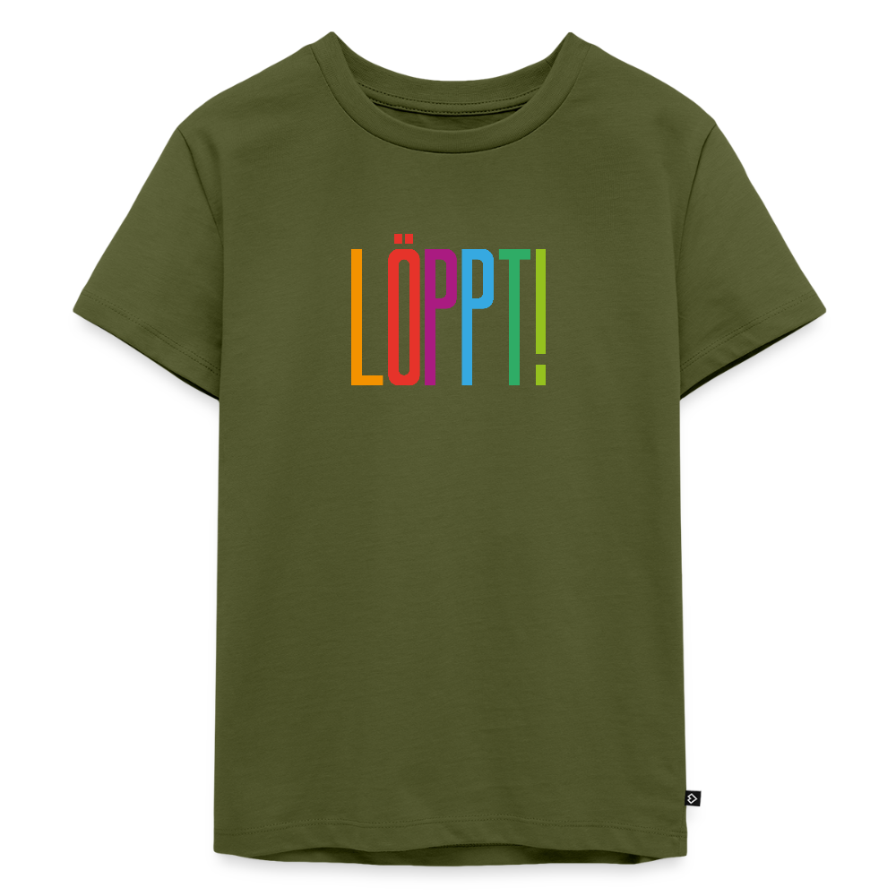 Kinder Premium T-Shirt - Löppt! - Khaki