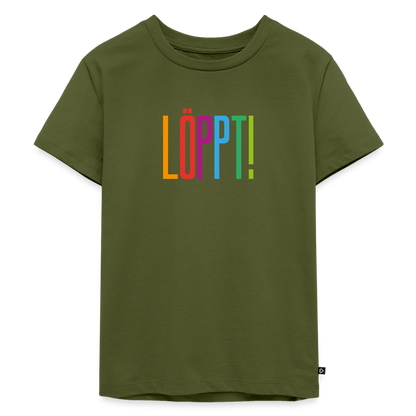 Kinder Premium T-Shirt - Löppt! - Khaki