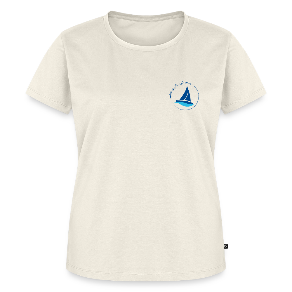 Küstenkurs - Damen Premium Bio T-Shirt - Naturweiß