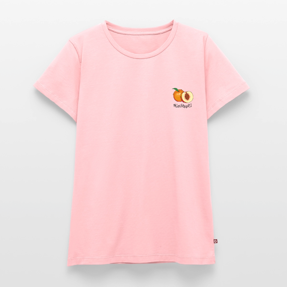 Damen Premium Bio T-Shirt - Plüschappel - Rosa