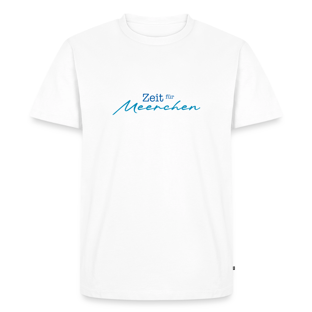 Herren Premium T-Shirt - Zeit für Meerchen - Weiß