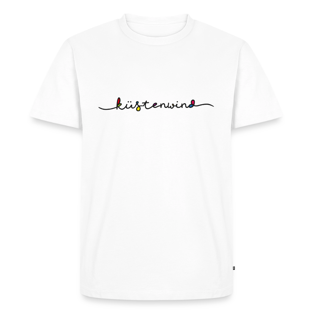 Küstenwind - Herren Premium Bio T-Shirt - Weiß