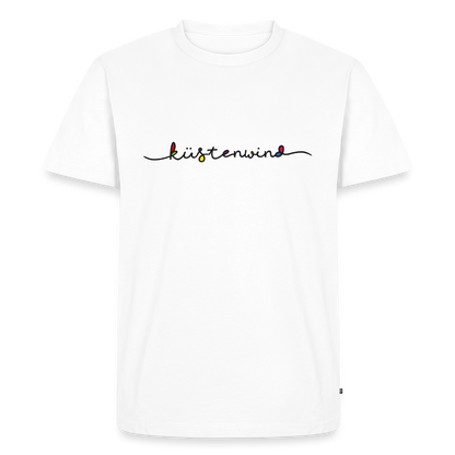 Küstenwind - Herren Premium Bio T-Shirt - Weiß