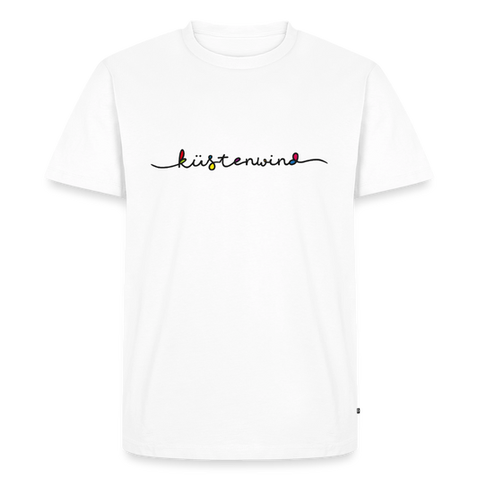 Küstenwind - Herren Premium Bio T-Shirt - Weiß