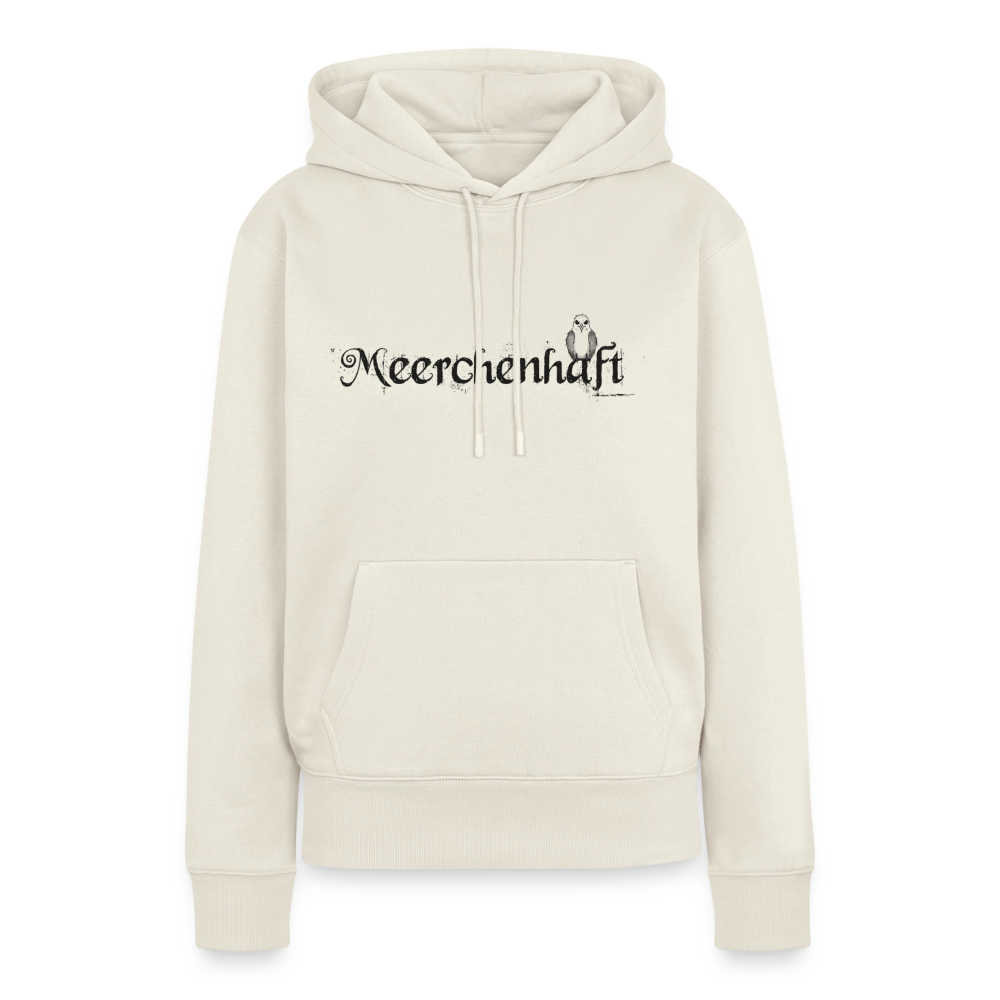 Meerchenhaft Damen Premium Hoodie im nordischen Stil - Naturweiß