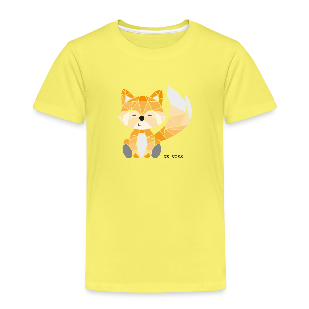 Kinder Premium T-Shirt - De Voss - Gelb