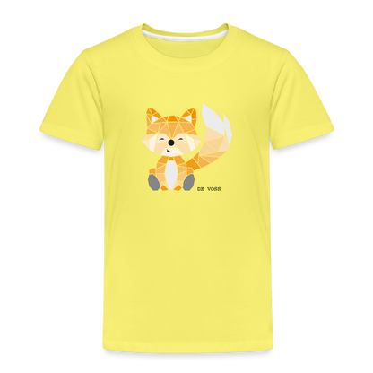 Kinder Premium T-Shirt - De Voss - Gelb