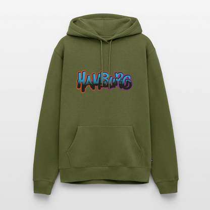 Herren Premium Hoodie - Hamburg - Khaki