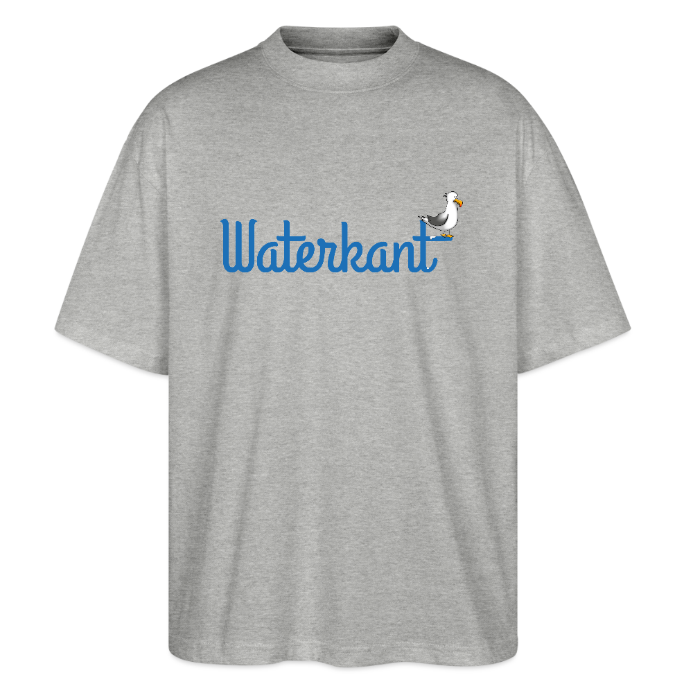 Unisex Oversize Bio-T-Shirt - Waterkant - Grau meliert