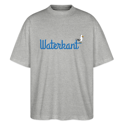 Unisex Oversize Bio-T-Shirt - Waterkant - Grau meliert