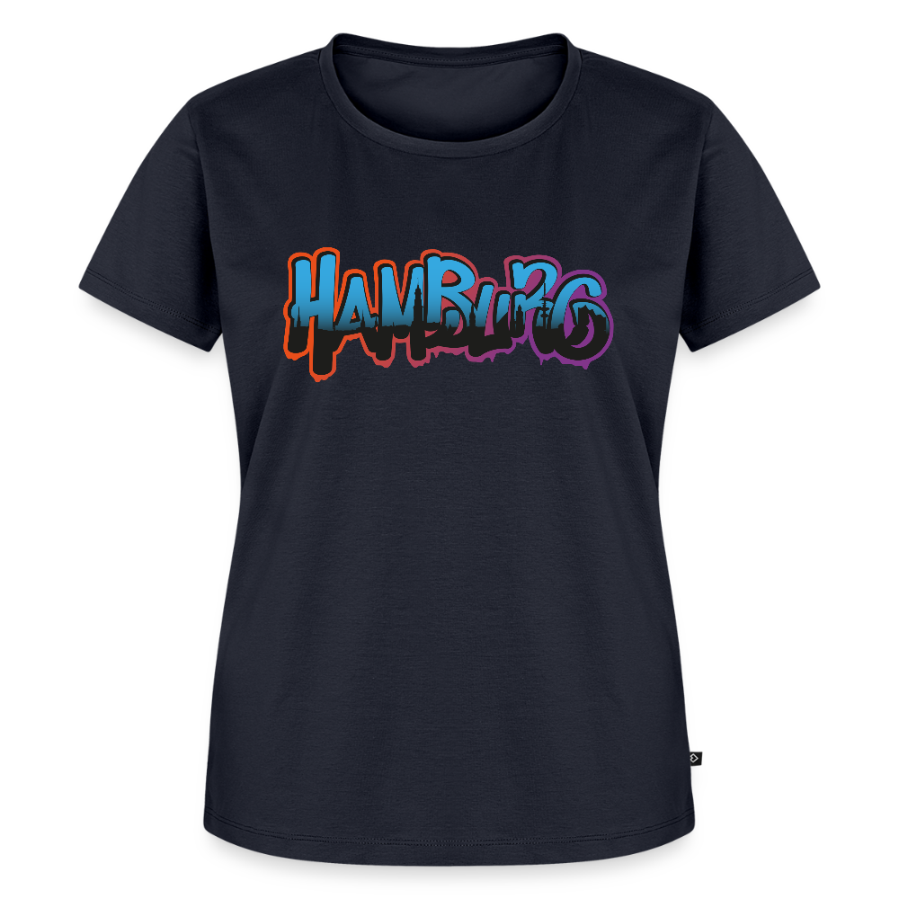 Damen Premium Bio T-Shirt - Hamburg - Navy