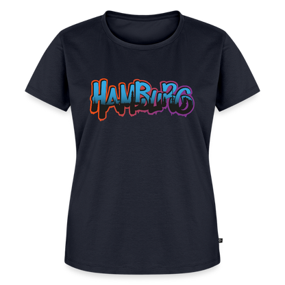 Damen Premium Bio T-Shirt - Hamburg - Navy