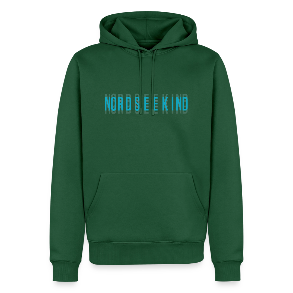 Nordseekind Herren Premium Hoodie - Flaschengrün