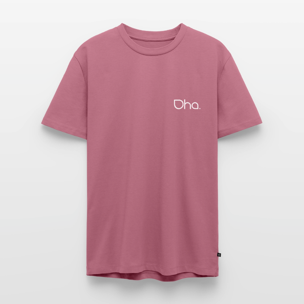 Oha - Herren Premium T-Shirt (weiß) - Mauve