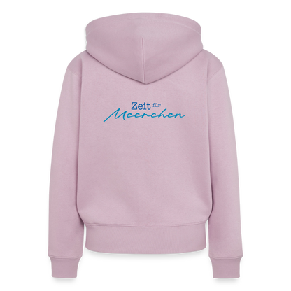 Damen Premium Kapuzenjacke - Zeit für Meerchen - Altrosa