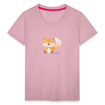 Kinder Premium T-Shirt - De Voss - Hellrosa