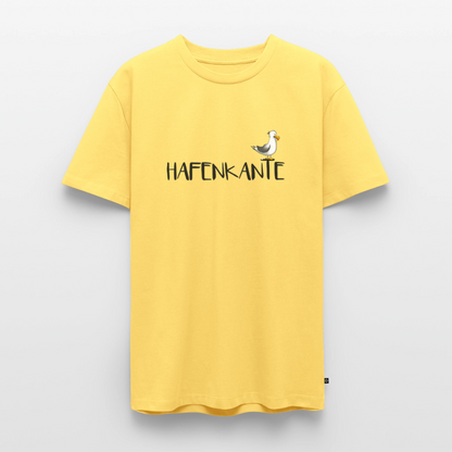 Hafenkante - Herren Premium Bio T-Shirt - Pastellgelb