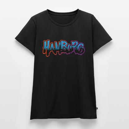 Damen Premium Bio T-Shirt - Hamburg - Schwarz