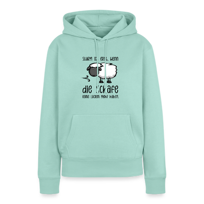 Damen Premium Hoodie - Schaf - Mint 