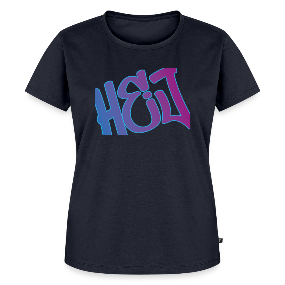 Damen Premium Bio T-Shirt - Hej - Navy