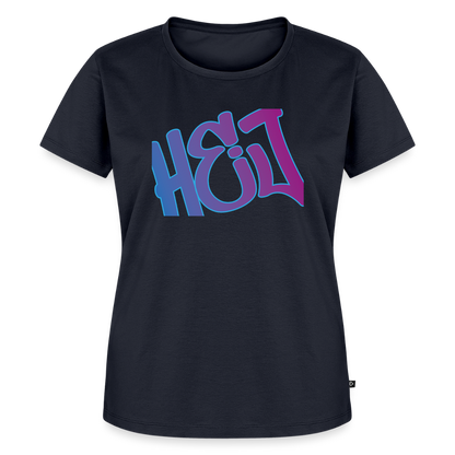 Damen Premium Bio T-Shirt - Hej - Navy