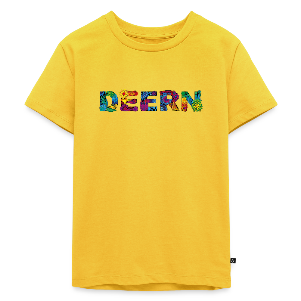 Kinder Premium T-Shirt - Deern - Gelb