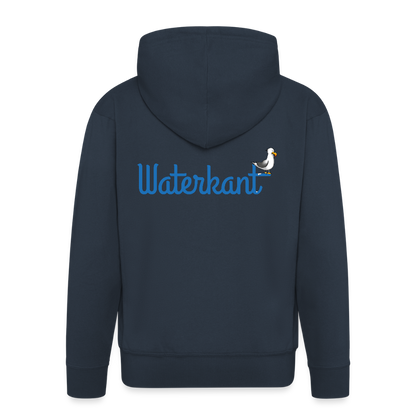 Männer Premium Kapuzenjacke - Waterkant - Navy