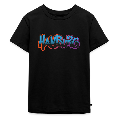 Kinder Premium T-Shirt - Hamburg - Schwarz