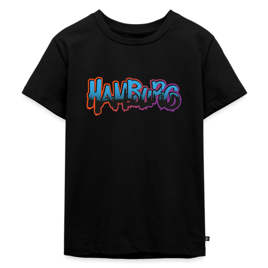 Kinder Premium T-Shirt - Hamburg - Schwarz