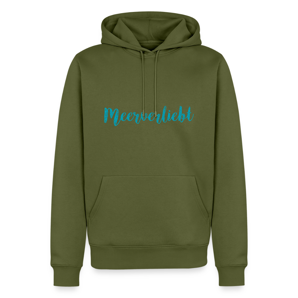 Herren Premium Hoodie - Meeverliebt - Khaki