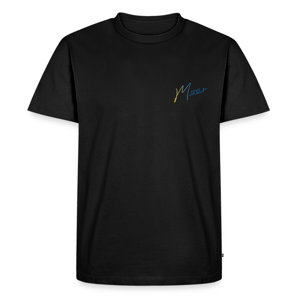 Herren Premium Bio T-Shirt - Meer - Schwarz