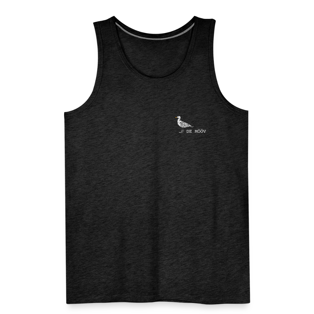 Männer Premium Tank Top - de Mööv (weiss) - Anthrazit