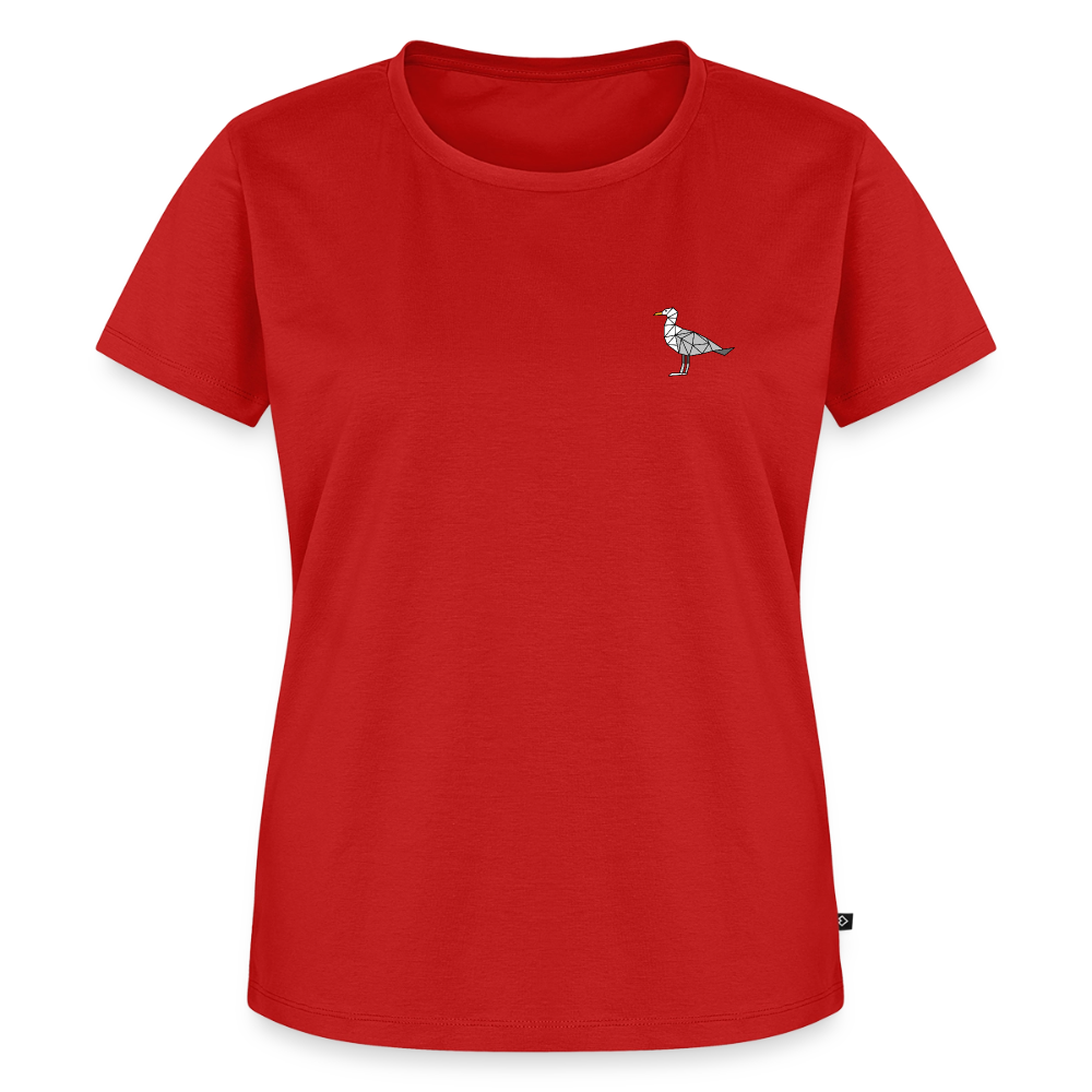Möwe - Damen Premium Bio T-Shirt - Rot