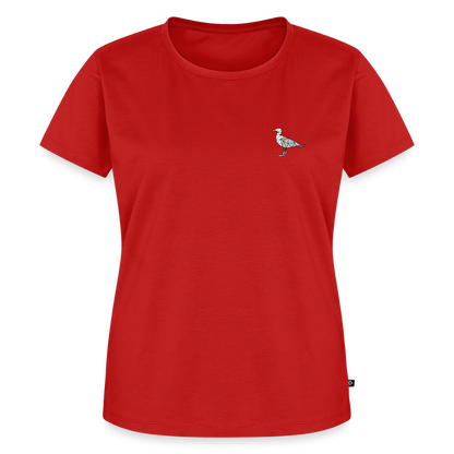 Möwe - Damen Premium Bio T-Shirt - Rot