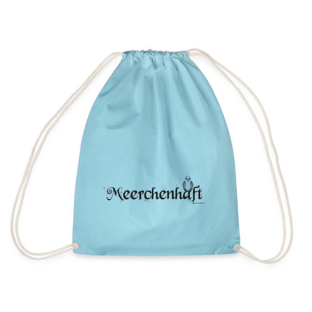 Meerchenhaft Turnbeutel - Aqua
