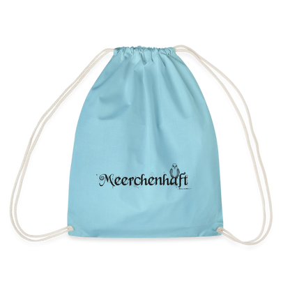 Meerchenhaft Turnbeutel - Aqua