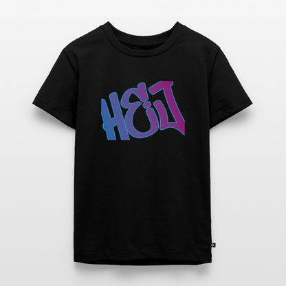 Kinder Premium T-Shirt "Hej" - Schwarz