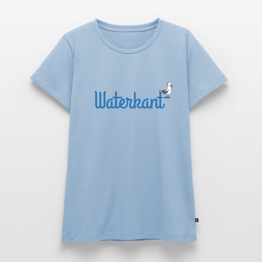 Damen Premium Bio T-Shirt - Waterkant - Hellblau
