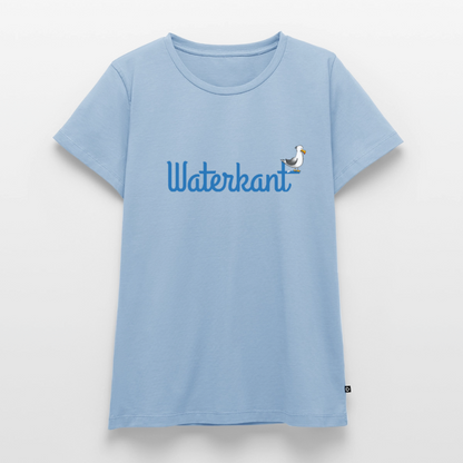 Damen Premium Bio T-Shirt - Waterkant - Hellblau