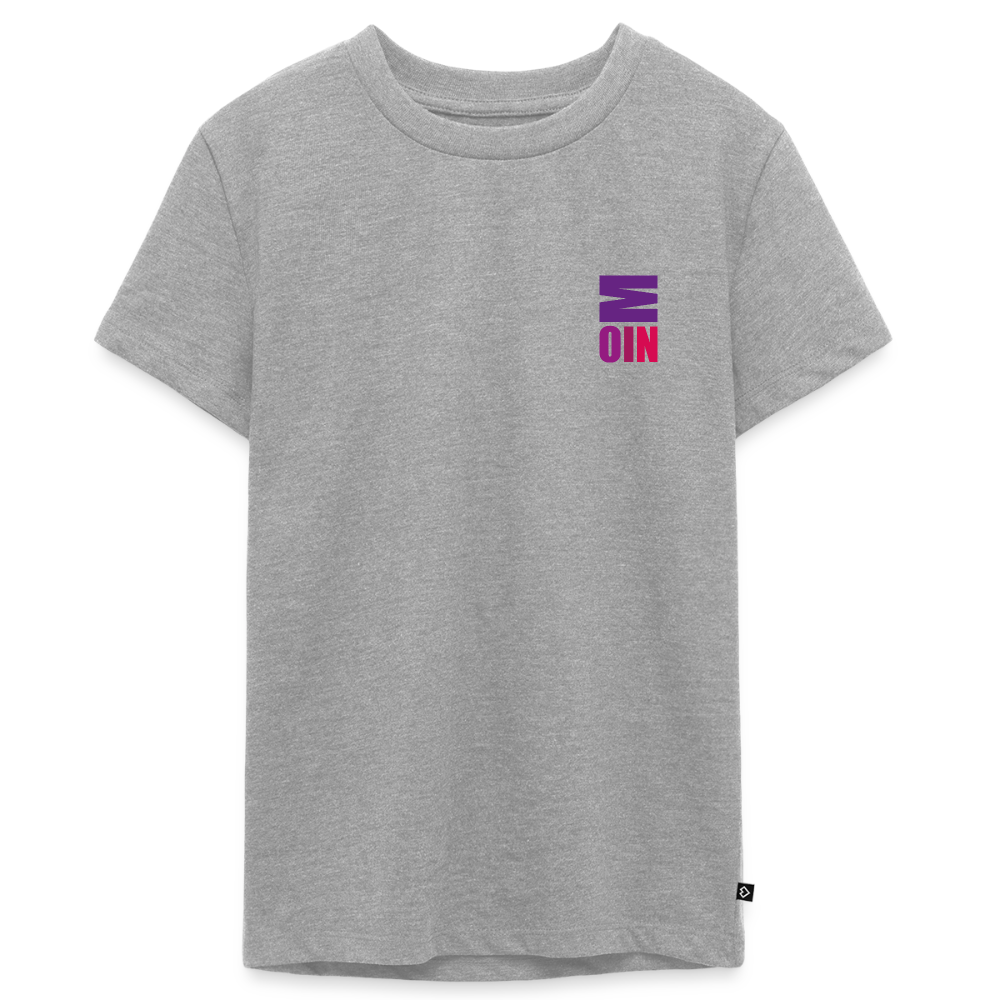 Teenager Premium T-Shirt "Moin" - Grau meliert
