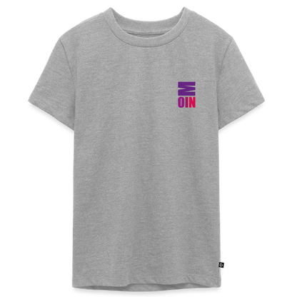 Teenager Premium T-Shirt "Moin" - Grau meliert