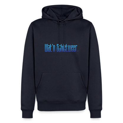 Herren Premium Hoodie - wat'n Schietweer - Navy