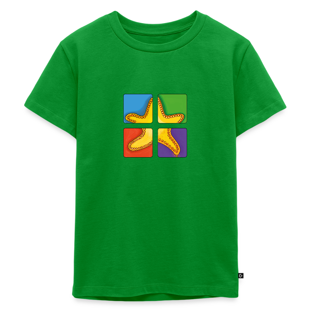 Kinder Premium T-Shirt - Seestern - Grün