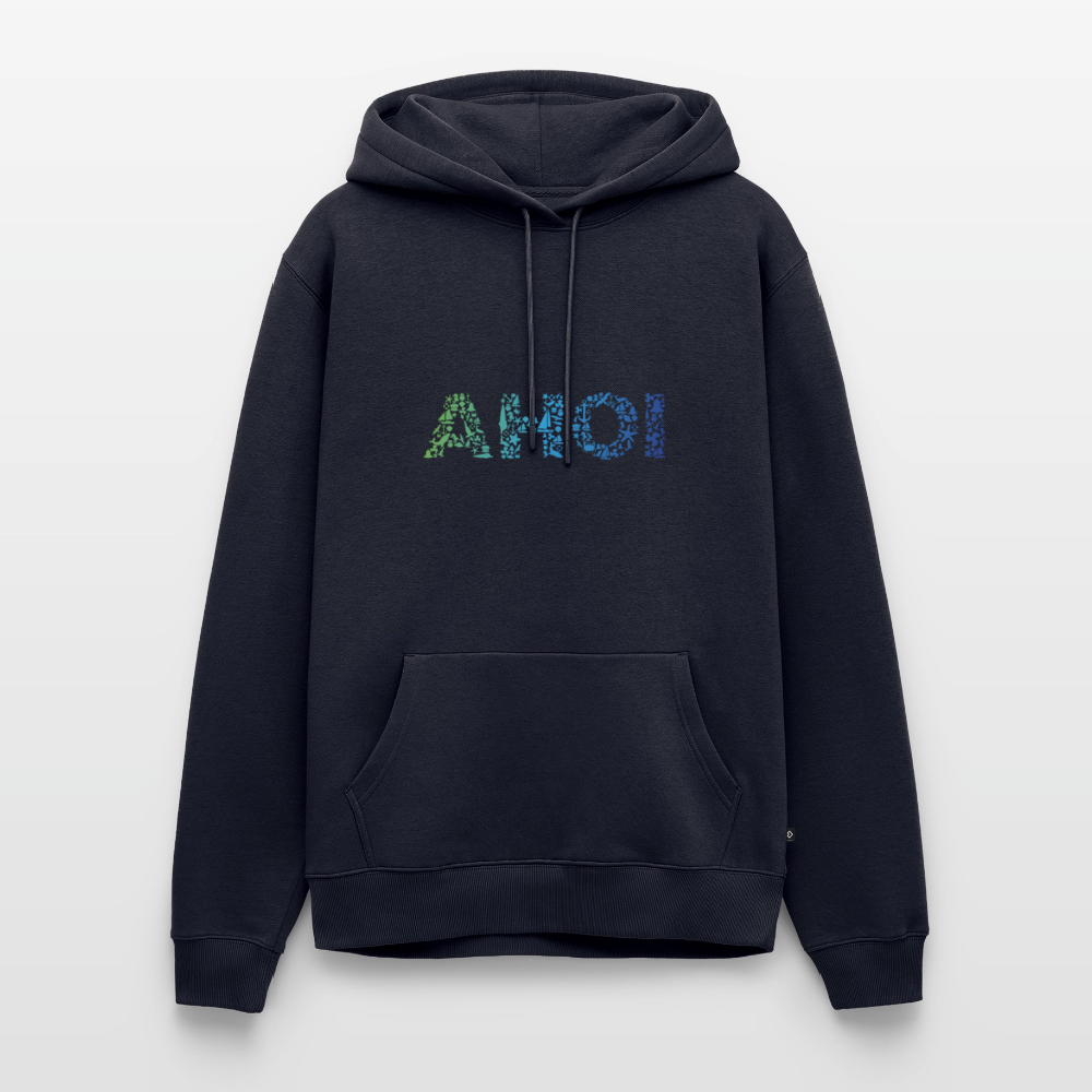 Herren Premium Hoodie - Ahoi doodles - Navy