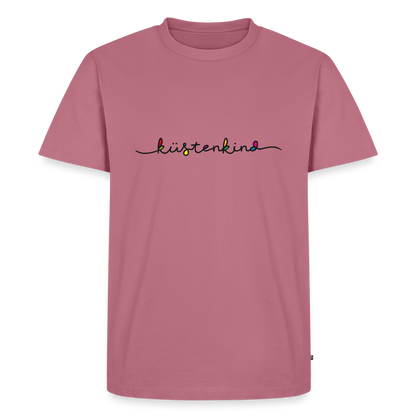 Herren Premium Bio T-Shirt - Küstenkind - Mauve