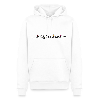 Herren Premium Hoodie - Küstenkind - Weiß