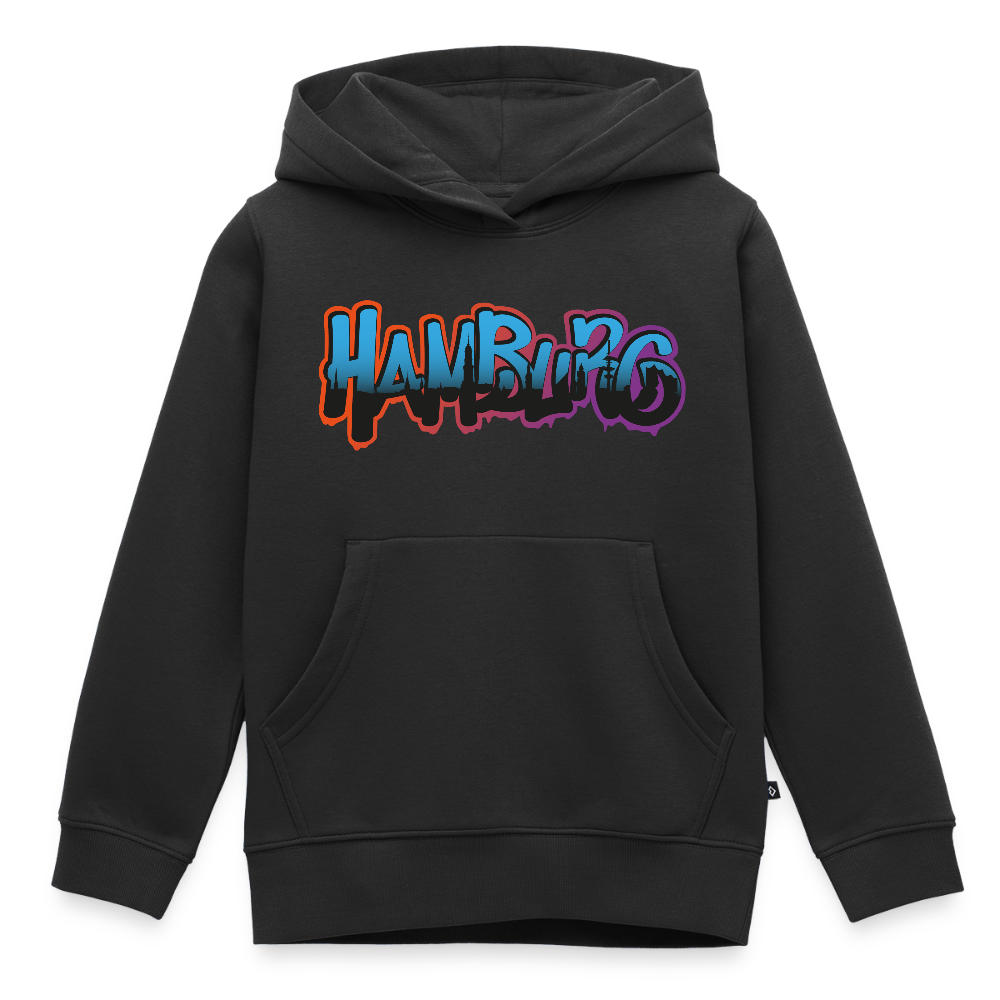 Kinder Premium Hoodie - Hamburg - Schwarz