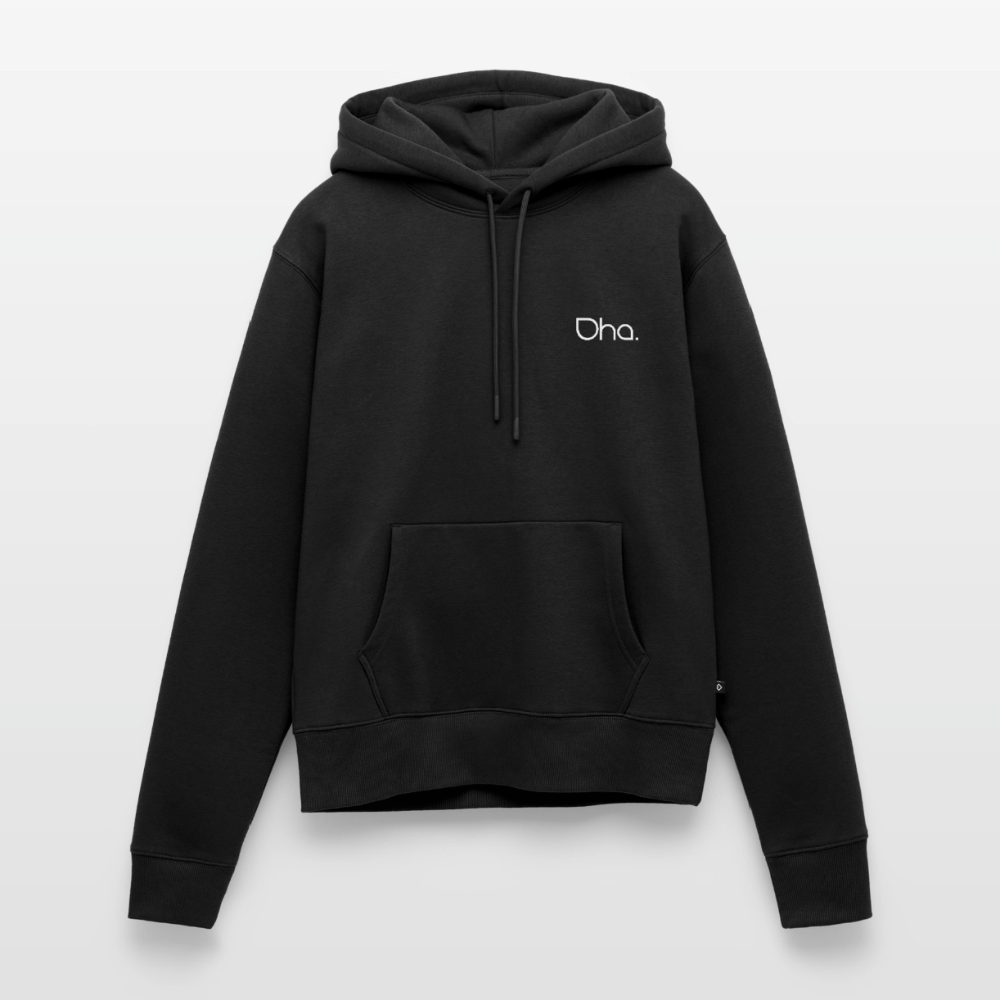 Oha (weiß) - Damen Premium Hoodie - Schwarz